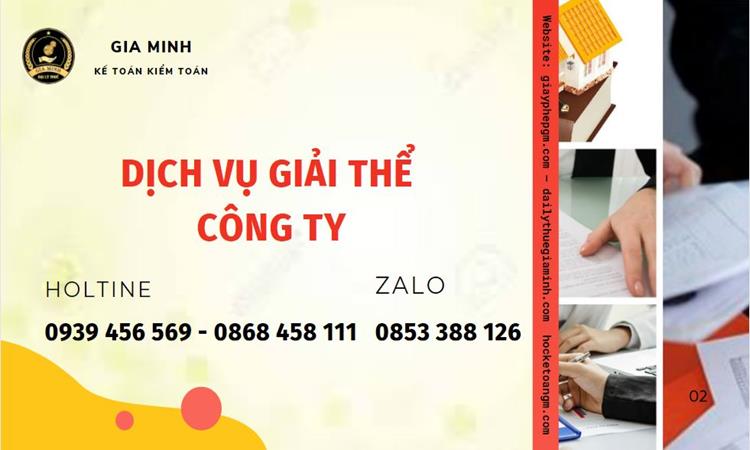 Giải thể công ty tại Bình Dương uy tín đảm bảo