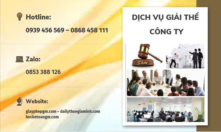 Thủ tục giải thể công ty tại Hải Dương uy tín đảm bảo 4 Giải thể công ty tại Hải Dương uy tín đảm bảo