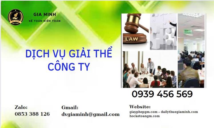 Giải thể công ty tại Lạng Sơn uy tín đảm bảo