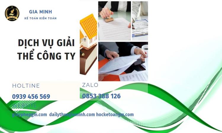 Giải thể công ty tại Ninh Thuận uy tín đảm bảo