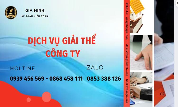 Giải thể công ty tại Phú Yên uy tín đảm bảo