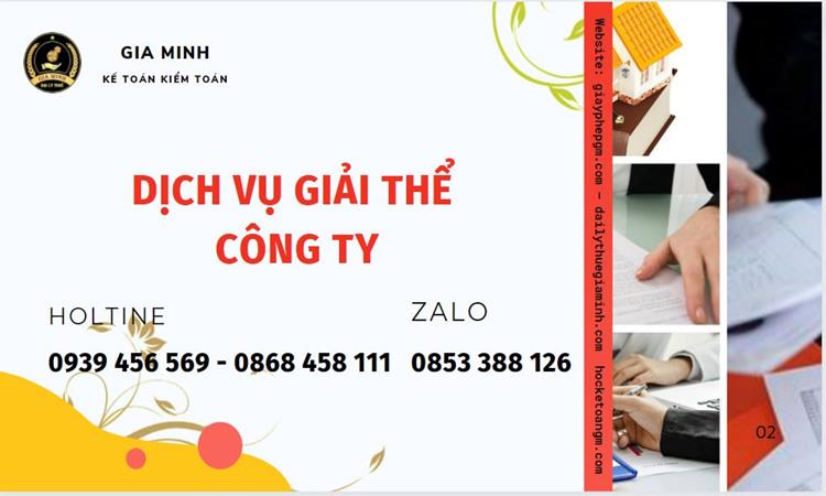 Thủ tục giải thể công ty tại Yên Bái uy tín đảm bảo