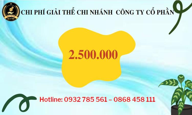 Hồ sơ giải thể chi nhánh công ty cổ phần tại Huyện Củ Chi