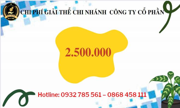 Hồ sơ giải thể chi nhánh công ty cổ phần tại Huyện Đan Phượng