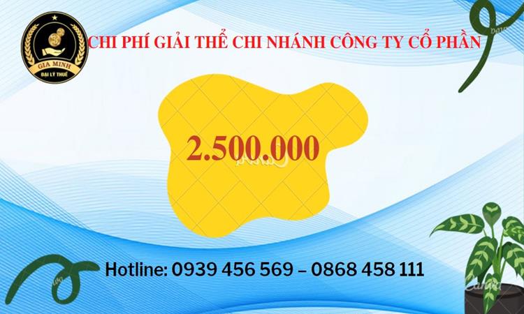 Hồ sơ giải thể chi nhánh công ty cổ phần tại Huyện Nhà Bè