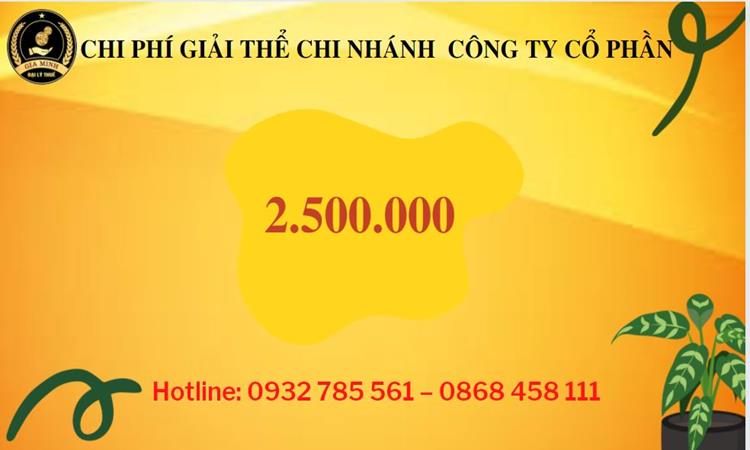 Hồ sơ giải thể chi nhánh công ty cổ phần tại Quận Hoàn Kiếm