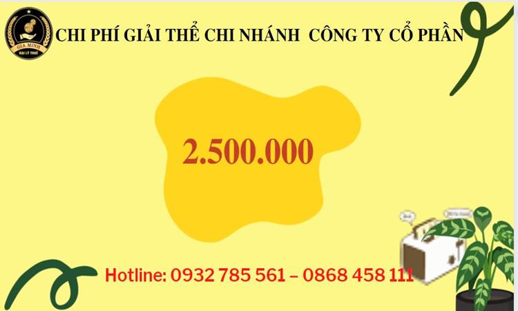 Hồ sơ giải thể chi nhánh công ty cổ phần tại Quận Long Biên