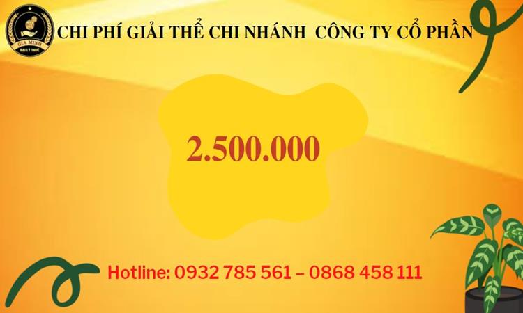 Hồ sơ giải thể chi nhánh công ty cổ phần tại Quận Nam Từ Liêm
