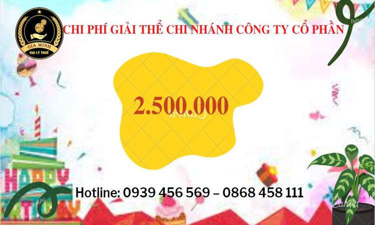 Hồ sơ giải thể chi nhánh công ty cổ phần tại Quận Tân Phú