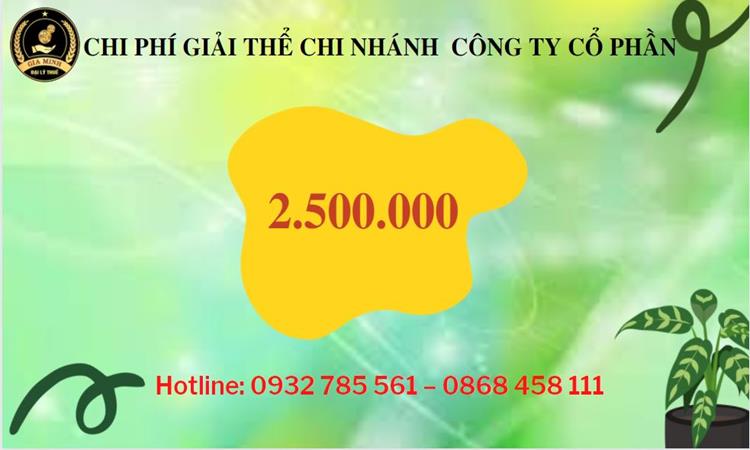 Hồ sơ giải thể chi nhánh công ty cổ phần tại Quận Thủ Đức