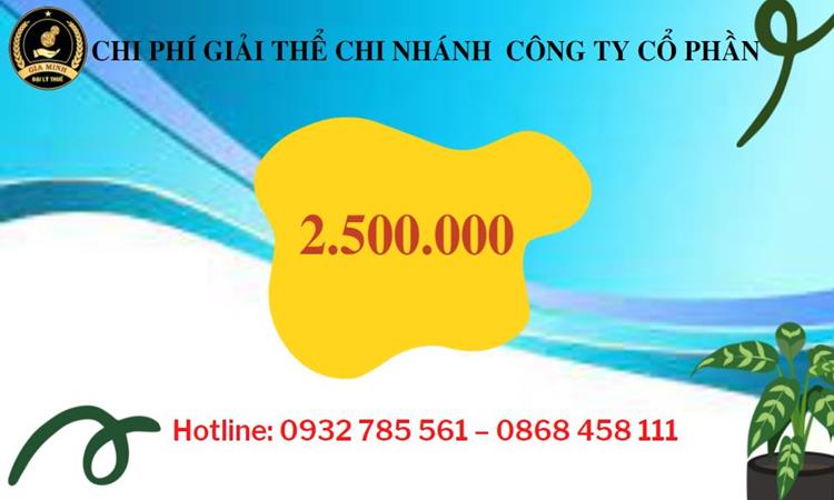 Hồ sơ giải thể chi nhánh công ty cổ phần tại Thừa Thiên Huế