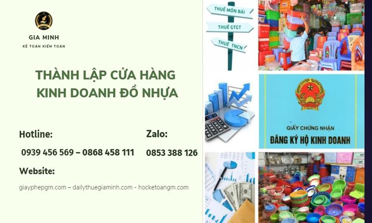 Thành lập cửa hàng kinh doanh đồ nhựa – Hướng dẫn chi tiết, trọn gói 5 Hướng dẫn thủ tục thành lập cửa hàng kinh doanh đồ nhựa