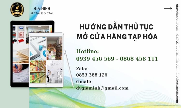 Mở cửa hàng tạp hóa tại Đà Nẵng 4 Hướng dẫn thủ tục mở cửa hàng tạp hóa tại Đà Nẵng