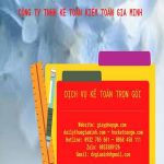 DỊCH VỤ KẾ TOÁN THUẾ QUẬN THỐT NỐT 6 Dịch vụ kế toán thuế Quận Thốt Nốt