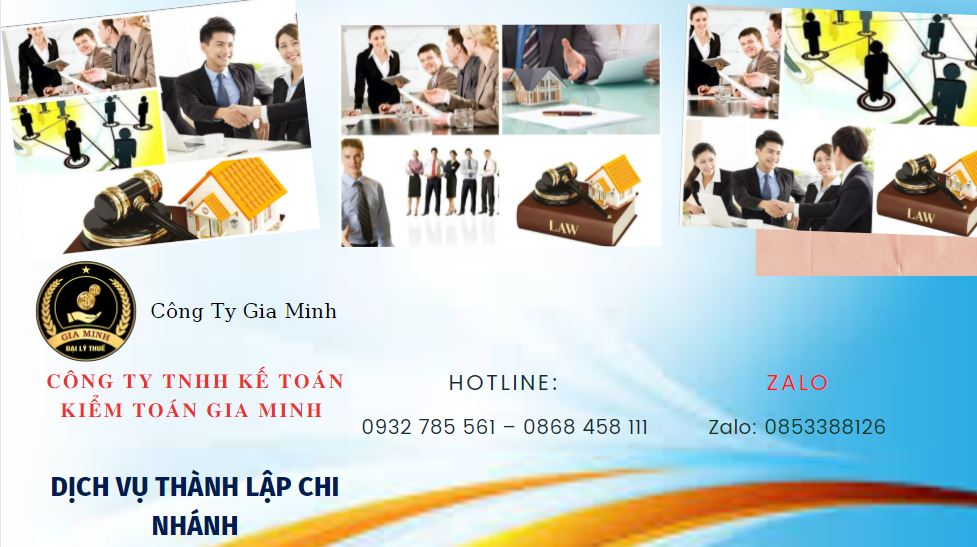 Lập chi nhánh công ty tại Bình Định