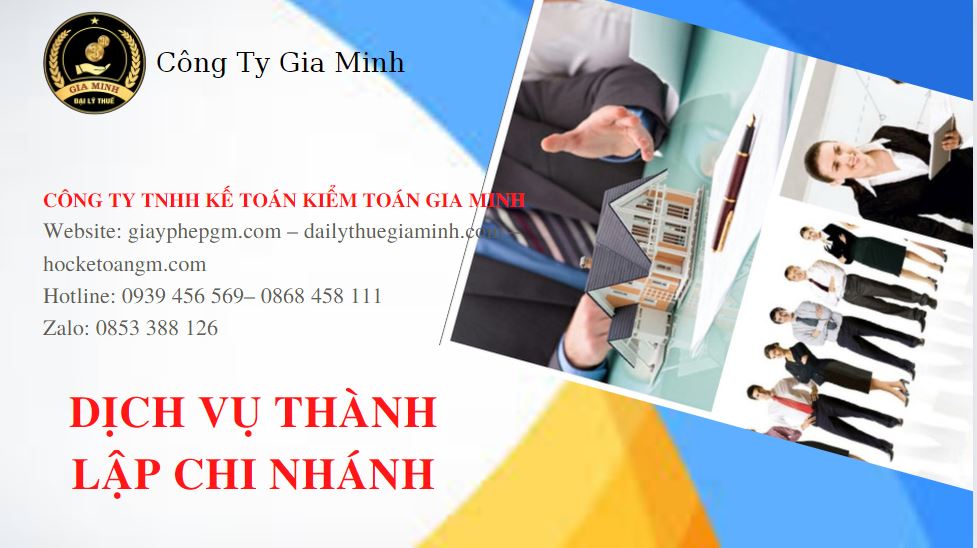 Lập chi nhánh công ty tại Huế