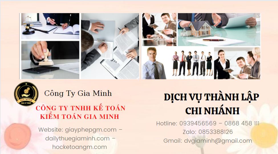 Lập chi nhánh công ty tại Huyện Cờ Đỏ