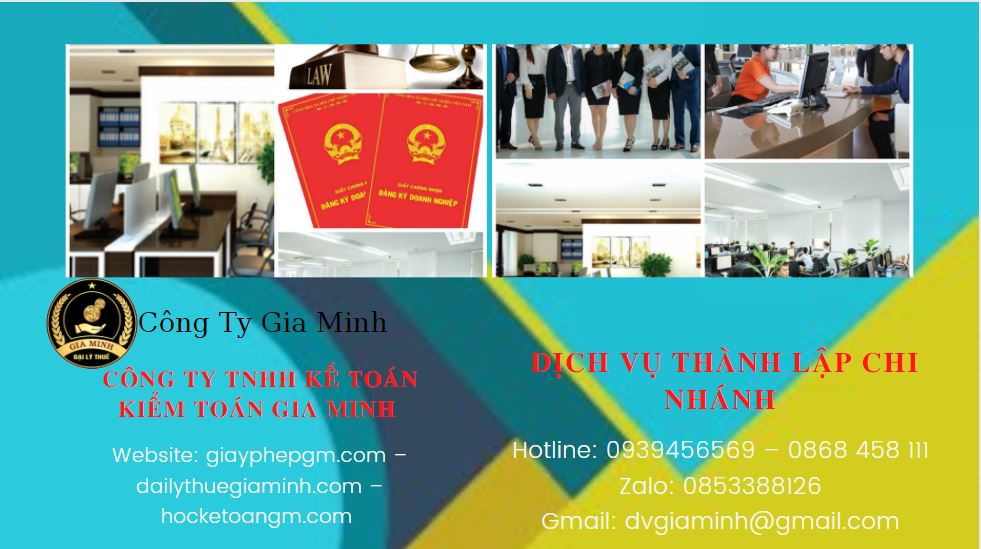 Lập chi nhánh công ty tại Huyện Hóc Môn