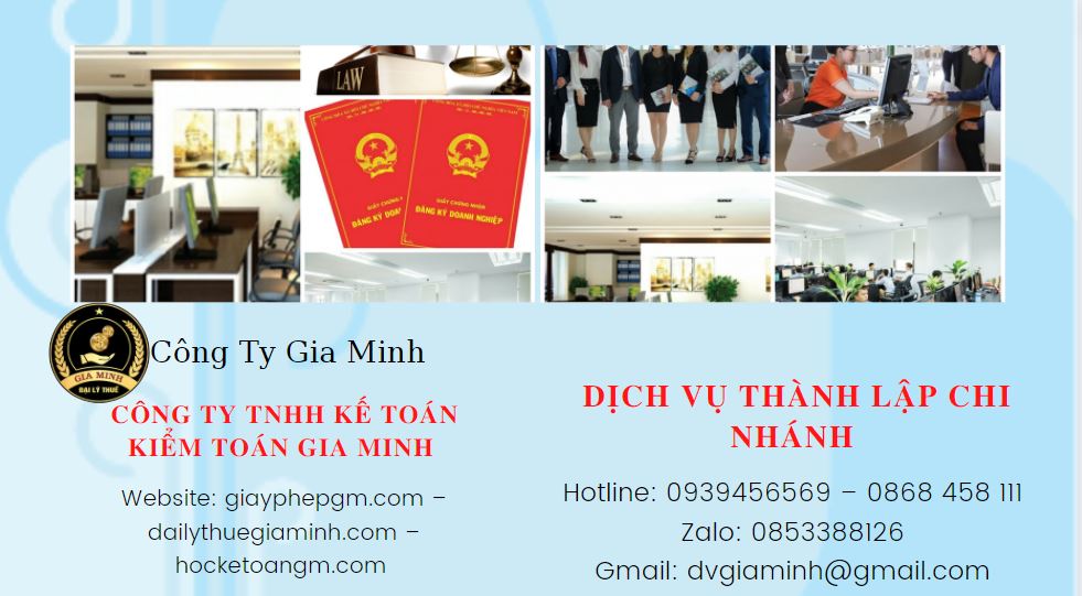 Lập chi nhánh công ty tại Nam Định