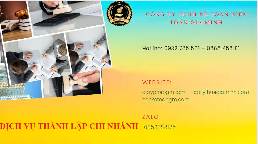 Lập chi nhánh công ty tại Ninh Bình