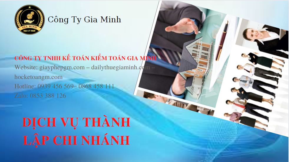 Lập chi nhánh công ty tại Quận 12