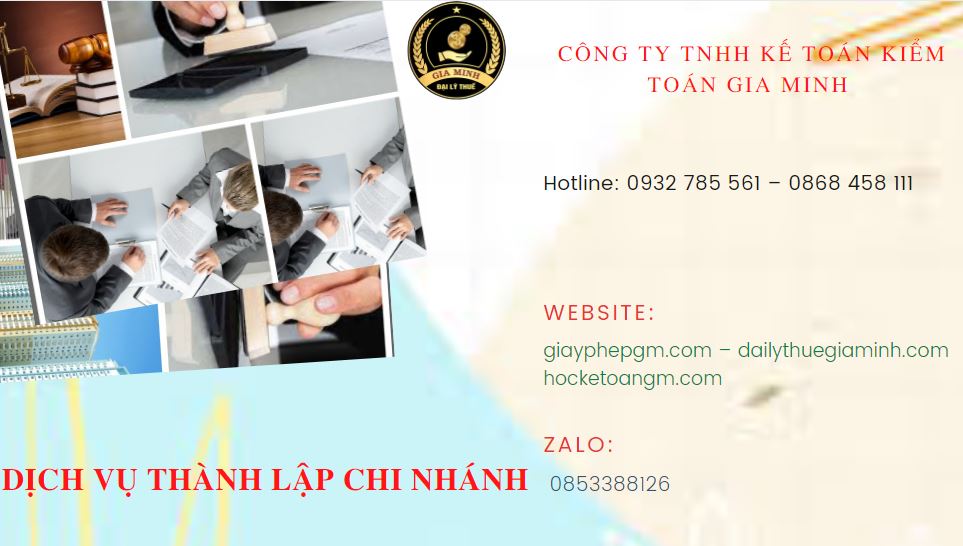 Lập chi nhánh công ty tại Quận Nam Từ Liêm
