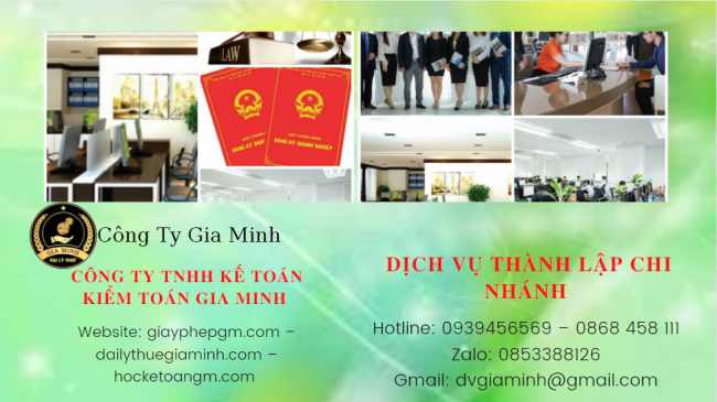 Lập chi nhánh công ty tại Thái Bình