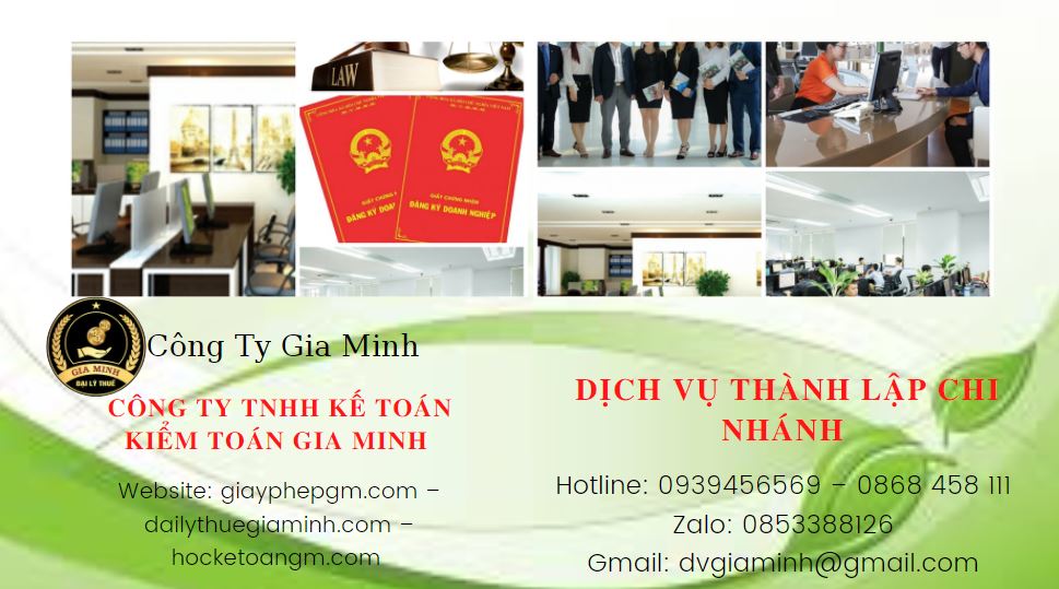 Lập chi nhánh công ty tại Vĩnh Phúc