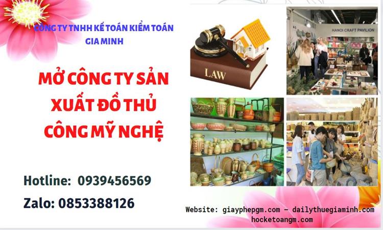 Mở công ty xuất khẩu đồ thủ công mỹ nghệ tại Bắc Kạn