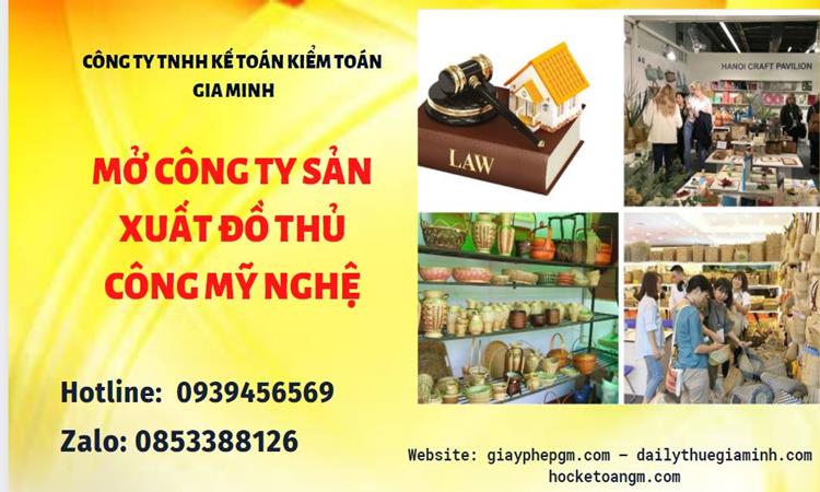 Mở công ty xuất khẩu đồ thủ công mỹ nghệ tại Cần Thơ