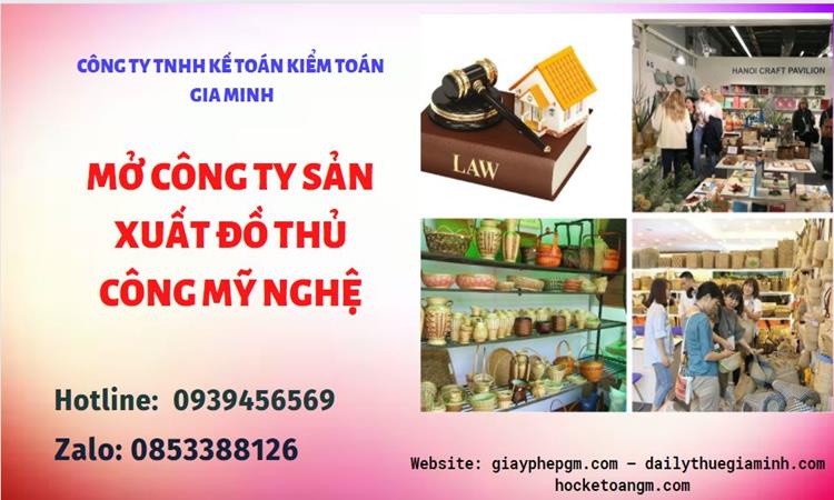 Mở công ty xuất khẩu đồ thủ công mỹ nghệ tại Gia Lai