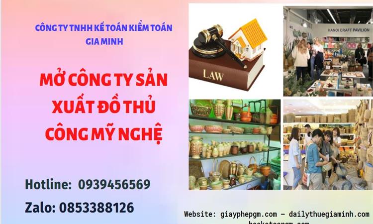 Mở công ty xuất khẩu đồ thủ công mỹ nghệ tại Hà Giang