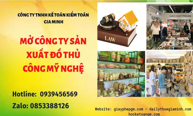 Mở công ty xuất khẩu đồ thủ công mỹ nghệ tại Hải Phòng