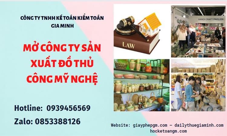 Mở công ty xuất khẩu đồ thủ công mỹ nghệ tại Huyện Bình Lục