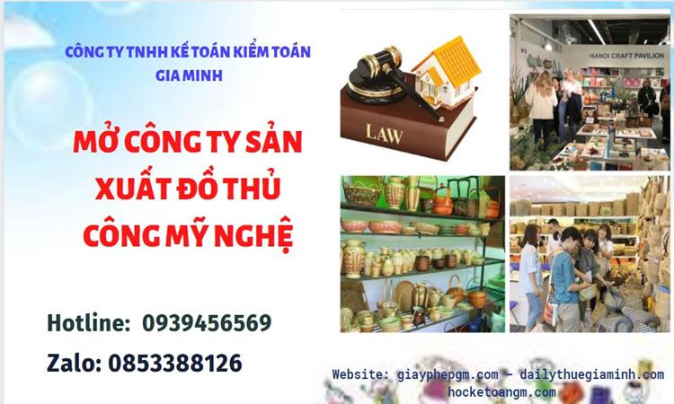 Mở công ty xuất khẩu đồ thủ công mỹ nghệ tại Huyện Chương Mỹ