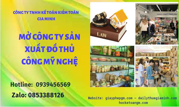 Mở công ty xuất khẩu đồ thủ công mỹ nghệ tại Huyện Củ Chi