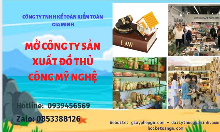 Mở công ty xuất khẩu đồ thủ công mỹ nghệ tại Huyện Đan Phượng