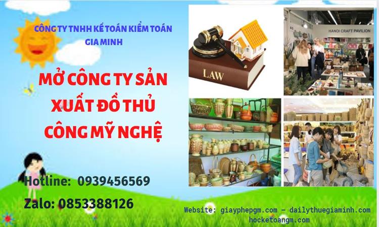 Mở công ty xuất khẩu đồ thủ công mỹ nghệ tại Huyện Đông Anh
