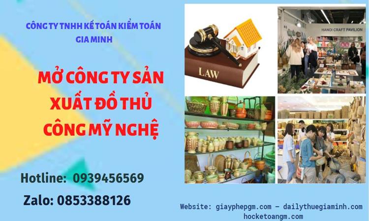 Mở công ty xuất khẩu đồ thủ công mỹ nghệ tại Huyện Nhà Bè