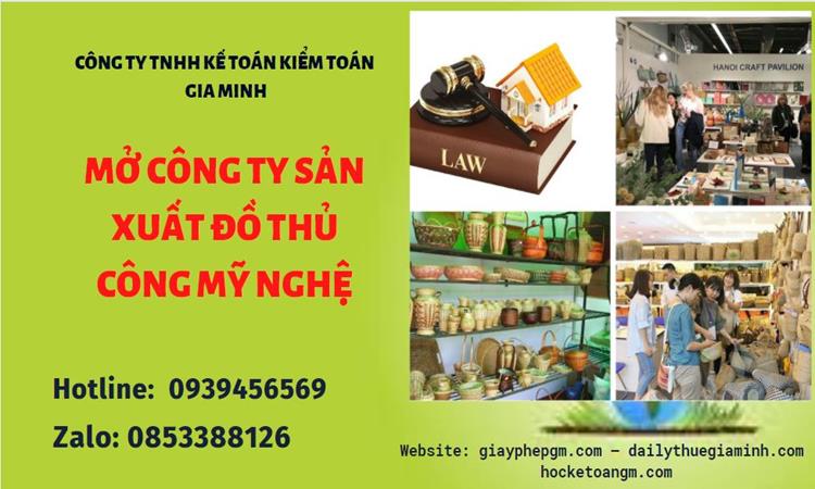 Mở công ty xuất khẩu đồ thủ công mỹ nghệ tại Huyện Phong Điền