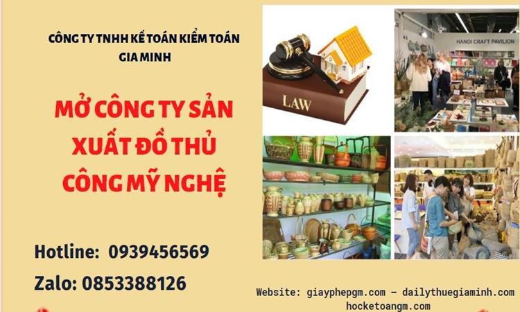 Mở công ty xuất khẩu đồ thủ công mỹ nghệ tại Huyện Phù Cừ