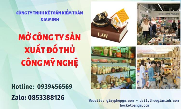 Mở công ty xuất khẩu đồ thủ công mỹ nghệ tại Huyện Quốc Oai
