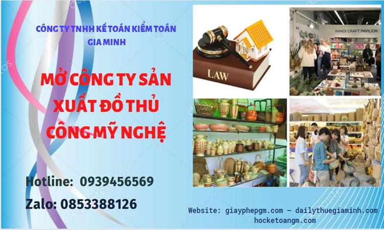 Mở công ty xuất khẩu đồ thủ công mỹ nghệ tại Huyện Sóc Sơn