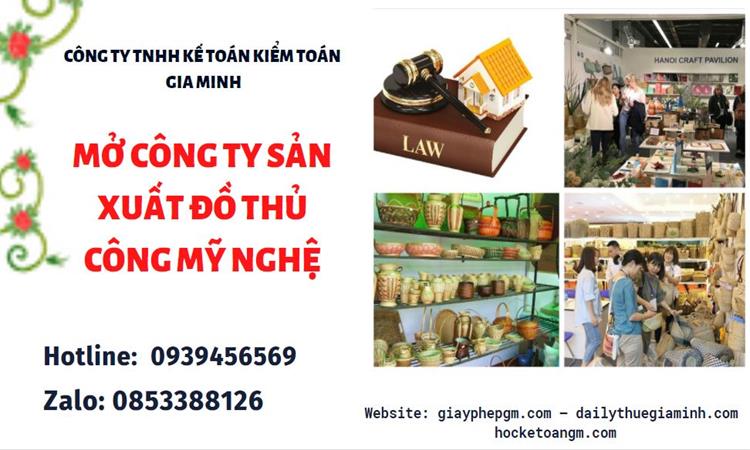 Mở công ty xuất khẩu đồ thủ công mỹ nghệ tại Huyện Thanh Liêm