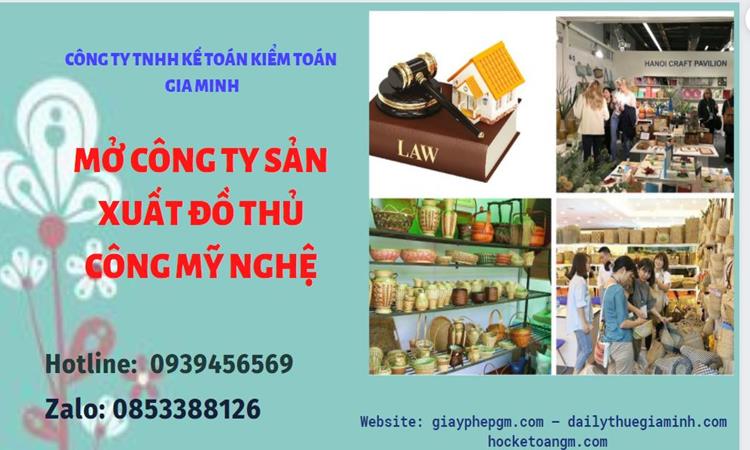 Mở công ty xuất khẩu đồ thủ công mỹ nghệ tại Huyện Thanh Oai