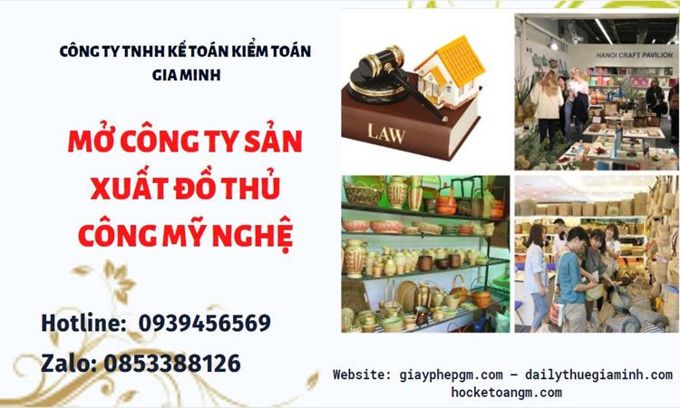 Mở công ty xuất khẩu đồ thủ công mỹ nghệ tại Huyện Văn Giang