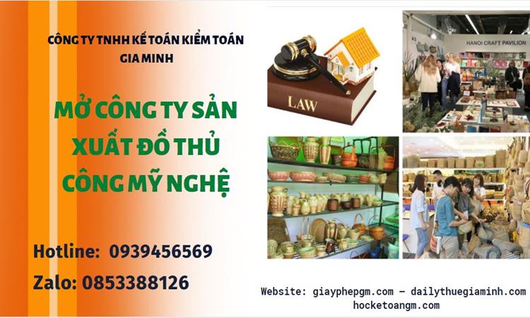 Mở công ty xuất khẩu đồ thủ công mỹ nghệ tại Huyện Văn Lâm