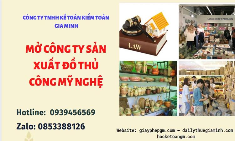 Mở công ty xuất khẩu đồ thủ công mỹ nghệ tại Khánh Hòa