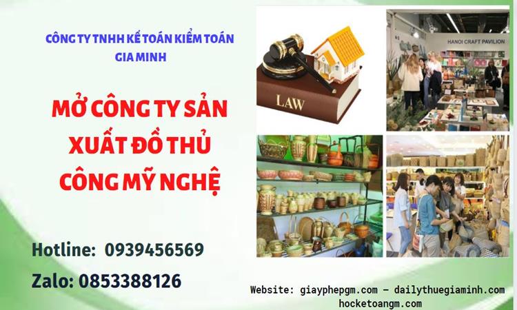 Mở công ty xuất khẩu đồ thủ công mỹ nghệ tại Lạng Sơn