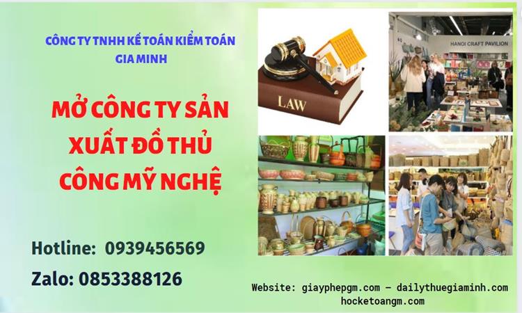 Mở công ty xuất khẩu đồ thủ công mỹ nghệ tại Nha Trang